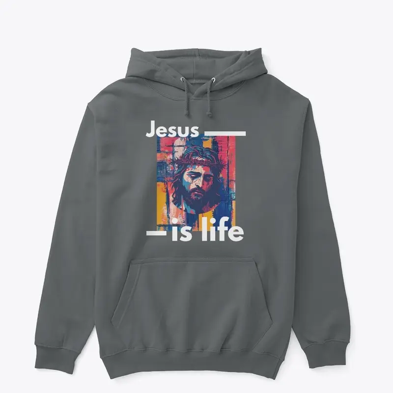 Jesus Is Life Painting