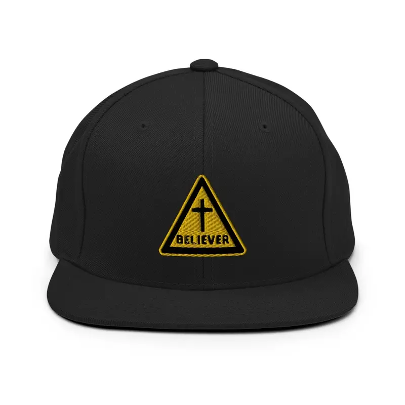 WARNING BELIEVER Snapback