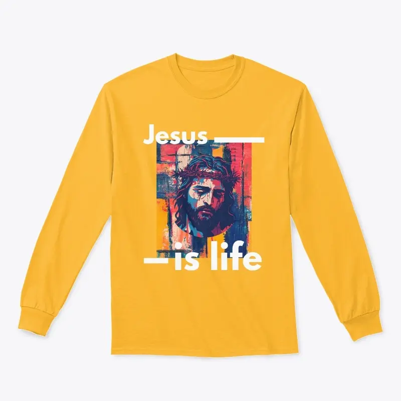 Jesus Is Life Painting