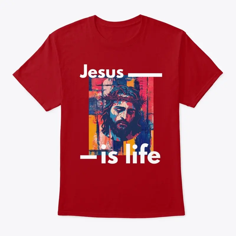 Jesus Is Life Painting